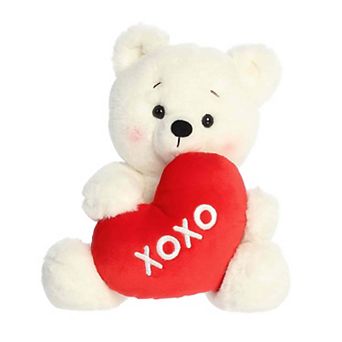 Aurora Heartwarming 8.5" Beary Sweet Bear Valentine Small Icing Sugar Stuffed Animal