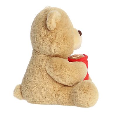 Aurora Heartwarming 9" Latte Love Bear Valentine Small Hot Coffee Stuffed Animal