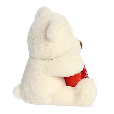 Aurora Heartwarming 9.5" Glimmerheart Bear Valentine Medium Cream Stuffed Animal