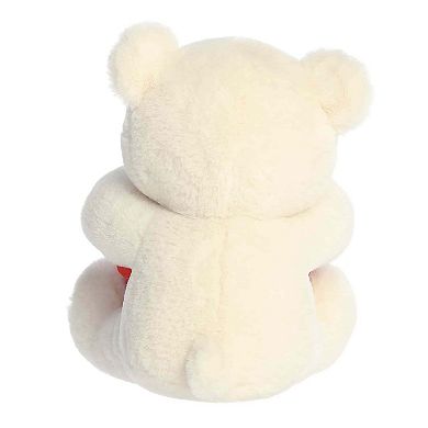 Aurora Heartwarming 9.5" Glimmerheart Bear Valentine Medium Cream Stuffed Animal