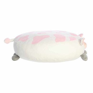Aurora Squishy 12" Stef Strawberry Cow Flapjacks Medium Pink Stuffed Animal