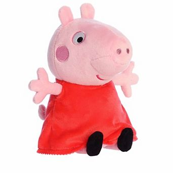 Aurora Playful 6" Peppa Pig Peppa Pig Small Pink Stuffed Animal