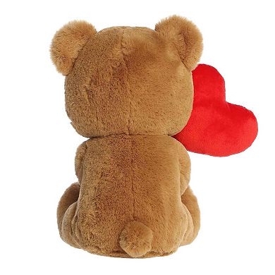 Aurora Heartwarming 10" Blossoming Love Bear Valentine Medium Caramel Stuffed Animal