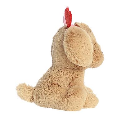 Aurora Heartwarming 5" XOXO Lab Dog Love On The Mind Mini Tan Stuffed Animal
