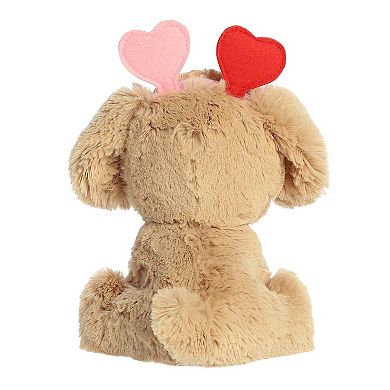 Aurora Heartwarming 5" XOXO Lab Dog Love On The Mind Mini Tan Stuffed Animal