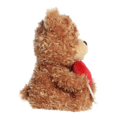 Aurora Heartwarming 9" Follow Your Heart Bear Valentine Small Brown Stuffed Animal