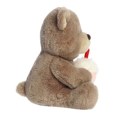 Aurora Heartwarming 9" Latte Love Bear Valentine Small Iced Mocha Stuffed Animal