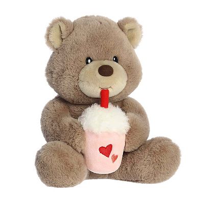 Aurora Heartwarming 9" Latte Love Bear Valentine Small Iced Mocha Stuffed Animal