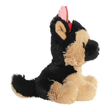 Aurora Heartwarming 5" Hug Me German Shepherd Love On The Mind Mini Brown Stuffed Animal