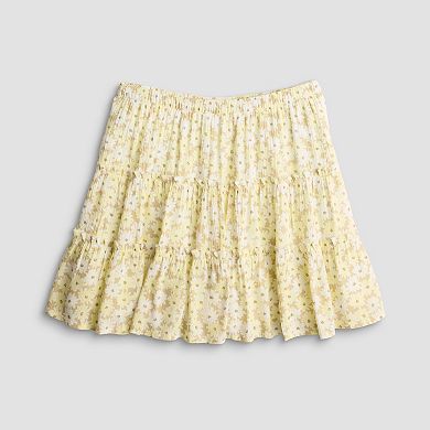 Juniors' SO® Multi Tiered Mini Skort