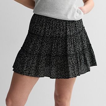 Juniors' SO® Multi Tiered Mini Skort