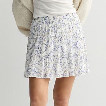 Juniors' SO® Multi Tiered Mini Skort