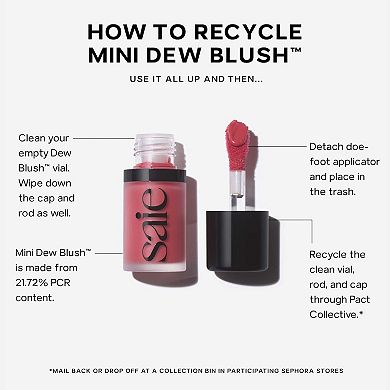 Mini Dew Blush Liquid Cream Blush