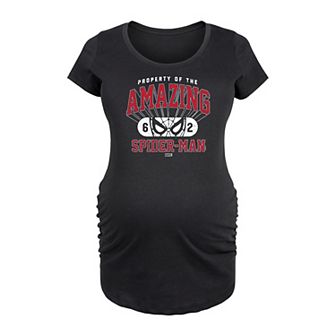 Maternity Marvel Property Of Spider-Man Graphic Tee