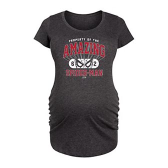 Maternity Marvel Property Of Spider-Man Graphic Tee