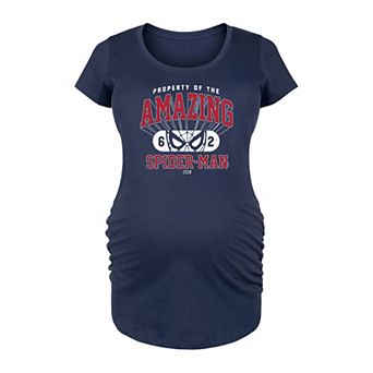 Maternity Marvel Property Of Spider-Man Graphic Tee