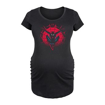 Maternity Marvel Spider-Man Silhouette Graphic Tee