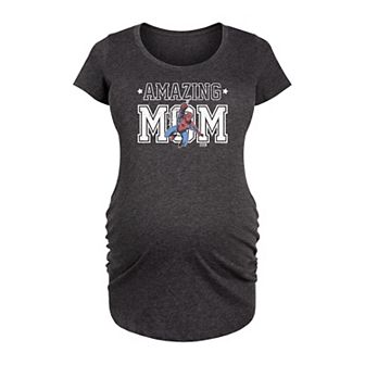 Maternity Marvel Spider-Man Amazing Mom Graphic Tee