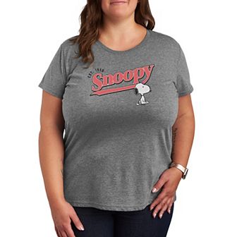 Plus Size Peanuts Snoopy Est. 1950 Graphic Tee