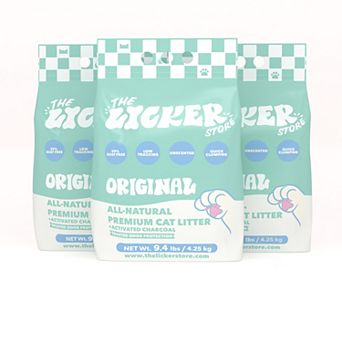 Unscented Premium Clumping Bentonite Clay Cat Litter w/Activated Charcoal