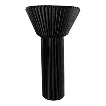 Archer 37" Modern Minimalist Pleated Shade Floor Lamp
