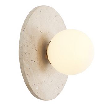Tivoli Modern Minimalist 1-Light Ovoid LED Wall Sconce