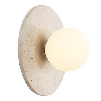 Tivoli Modern Minimalist 1-Light Ovoid LED Wall Sconce