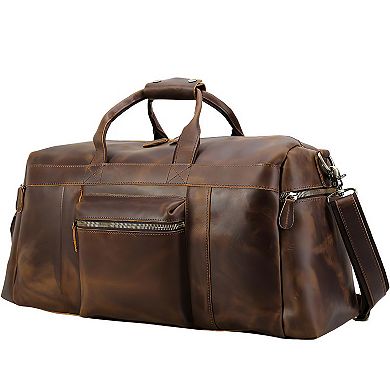 The Asta Weekender Handcrafted Leather Duffle Bag