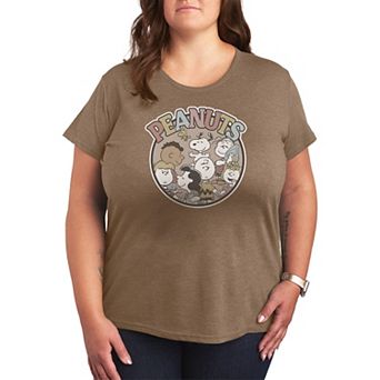 Plus Size Peanuts Crew Graphic Tee