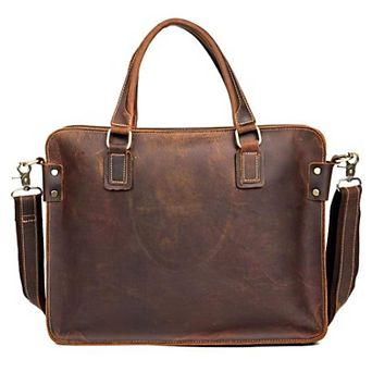 The Viggo Briefcase Genuine Leather Messenger Bag