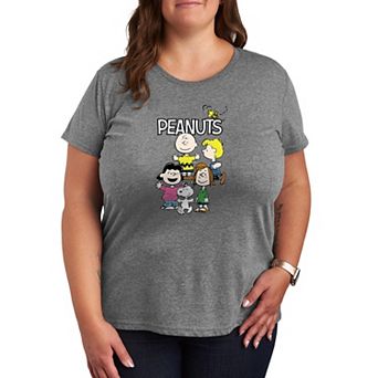 Plus Size Peanuts Crew Graphic Tee