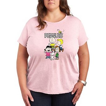 Plus Size Peanuts Crew Graphic Tee