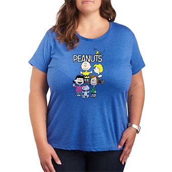 Plus Size Peanuts Crew Graphic Tee