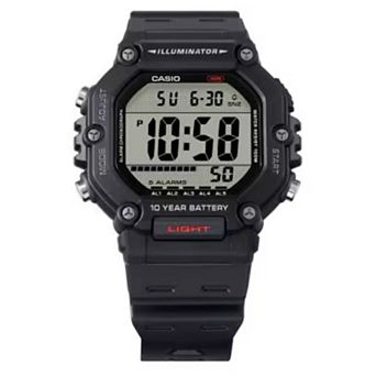 Casio Men's Digital Resin Strap Sport Watch - AE-1600H-8BVCF
