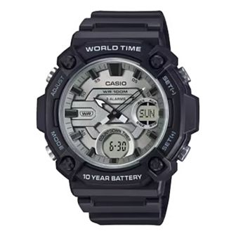 Casio Men's Sport Ana-Digi Resin Strap Watch - AEQ-120W-7AVCF