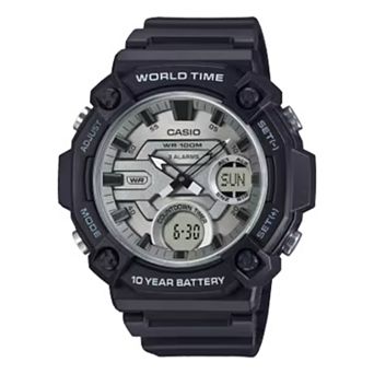 Casio Men's Sport Ana-Digi Resin Strap Watch - AEQ-120W-7AVCF