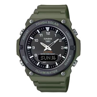 Casio Men's Tough Solar Ana-Digi Resin Strap Watch - AQ-S820W-5AVCF