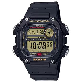 Casio Men's Digital Resin Strap Watch - DW291H-9AV