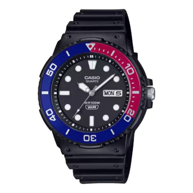 Casio Men's Sport Analog Rotating Bezel Resin Strap Watch - MRW230H