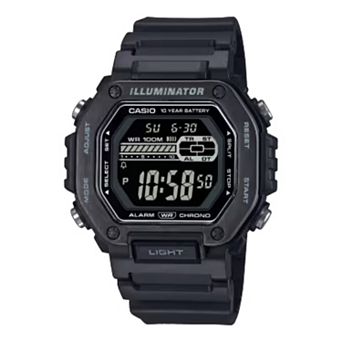 Casio Men's Digital Resin Strap Watch - MWD-110HB-1BV