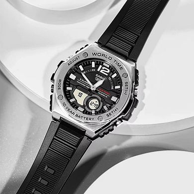Casio Men's G-Steel Resin Strap Analog-Digital Watch - MWQ-100