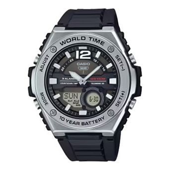 Casio Men's G-Steel Resin Strap Analog-Digital Watch - MWQ-100