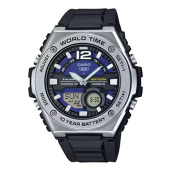 Casio Men's G-Steel Resin Strap Analog-Digital Watch - MWQ-100