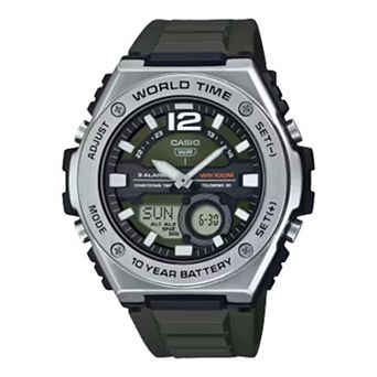 Casio Men's G-Steel Resin Strap Analog-Digital Watch - MWQ-100