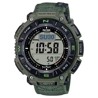 Casio Men's Protrek Solar Triple Sensor Watch - PRG-340B-3CR