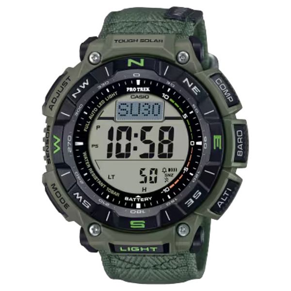 Casio Men's Protrek Solar Triple Sensor Watch - PRG-340B-3CR
