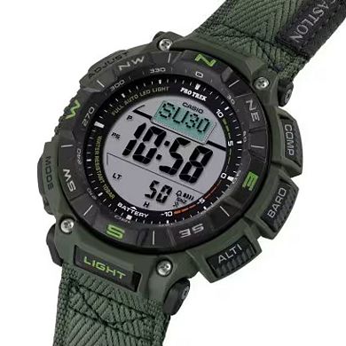 Casio Men's Protrek Solar Triple Sensor Watch - PRG-340B-3CR