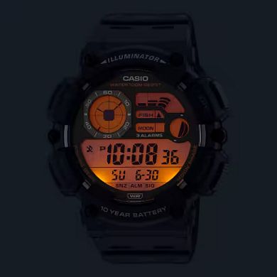 Casio Men's Digital Fishing Watch - WS-1500H