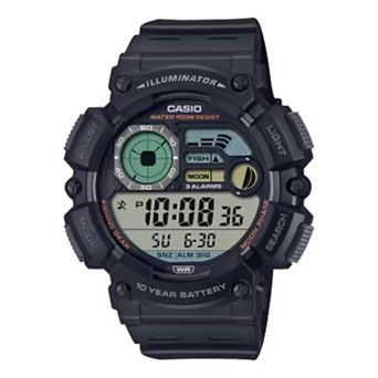 Casio Men's Digital Fishing Watch - WS-1500H