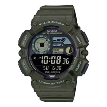 Casio Men's Digital Fishing Watch - WS-1500H